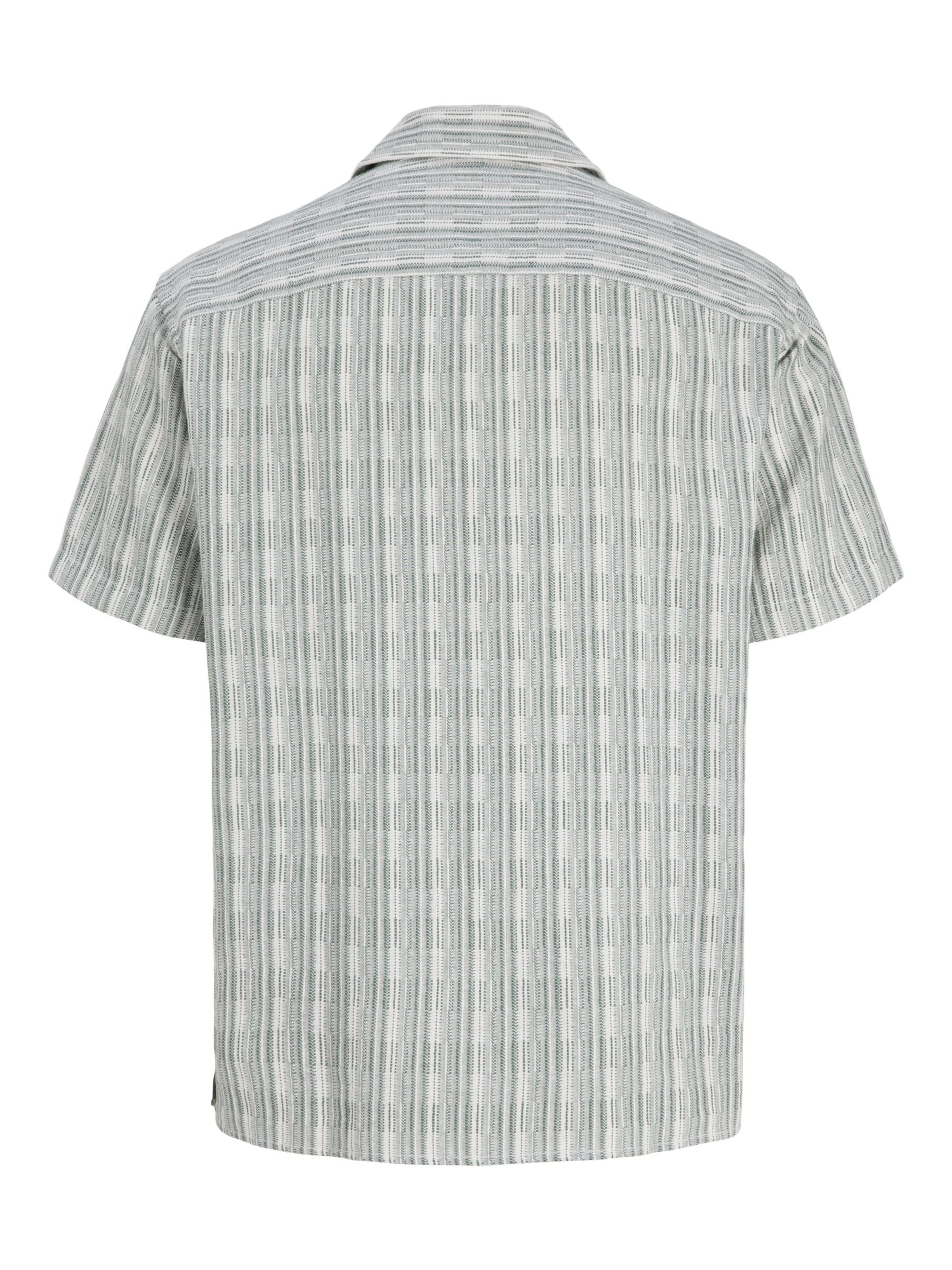 JACK & JONES Comfort fit Button Up Shirt in Green