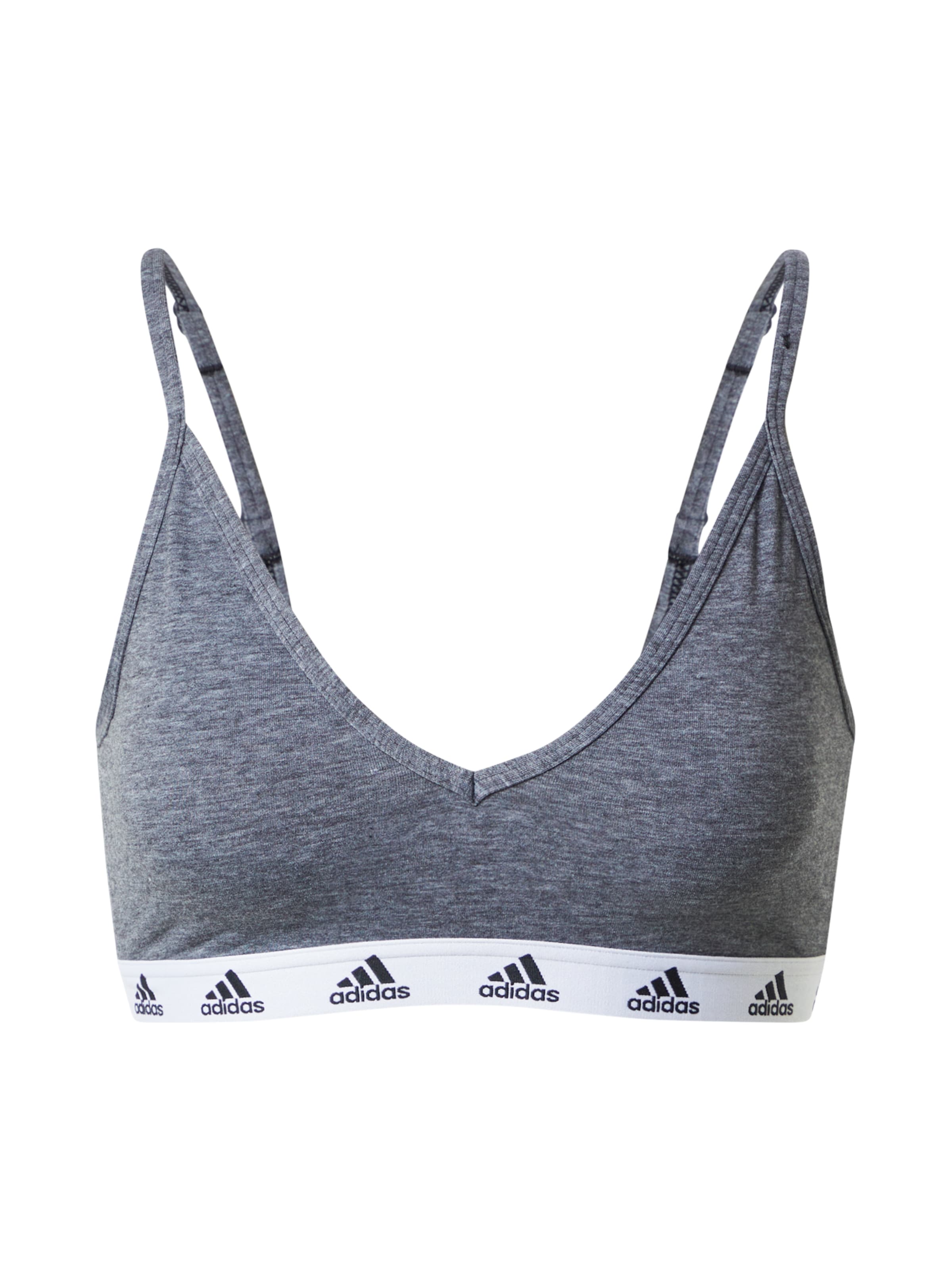 ADIDAS SPORTSWEAR - Bustier Sujetador deportivo 'Purebare Light-Support' en gris: frente