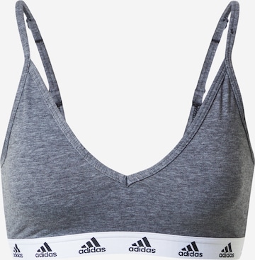 ADIDAS SPORTSWEAR Bustier Sport bh 'Purebare Light-Support' in Grijs: voorkant