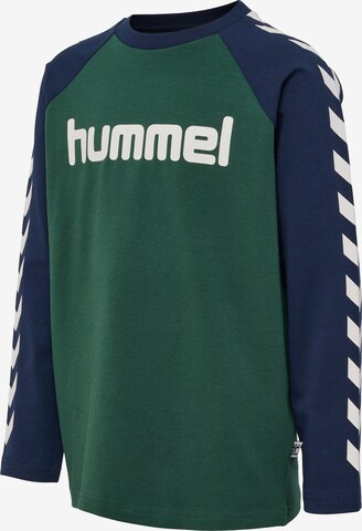 Tricou funcțional de la Hummel pe verde
