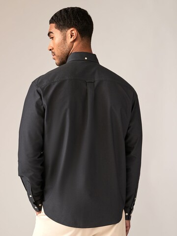 Next Regular fit Button Up Shirt in Grey