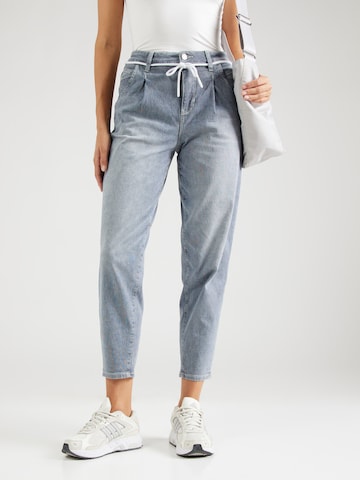 Gang Tapered Pleat-front jeans '94Silvia' in Blue: front