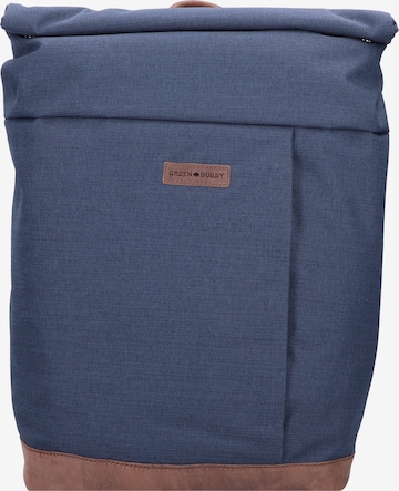 GREENBURRY Backpack 'Canberra' in Blue: front