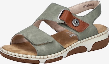 RiekerSandale - zelena boja: prednji dio