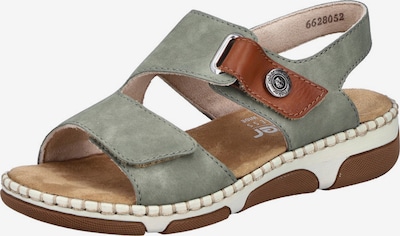 Sandalai iš Rieker, spalva – ruda / alyvuogių spalva, Prekių apžvalga