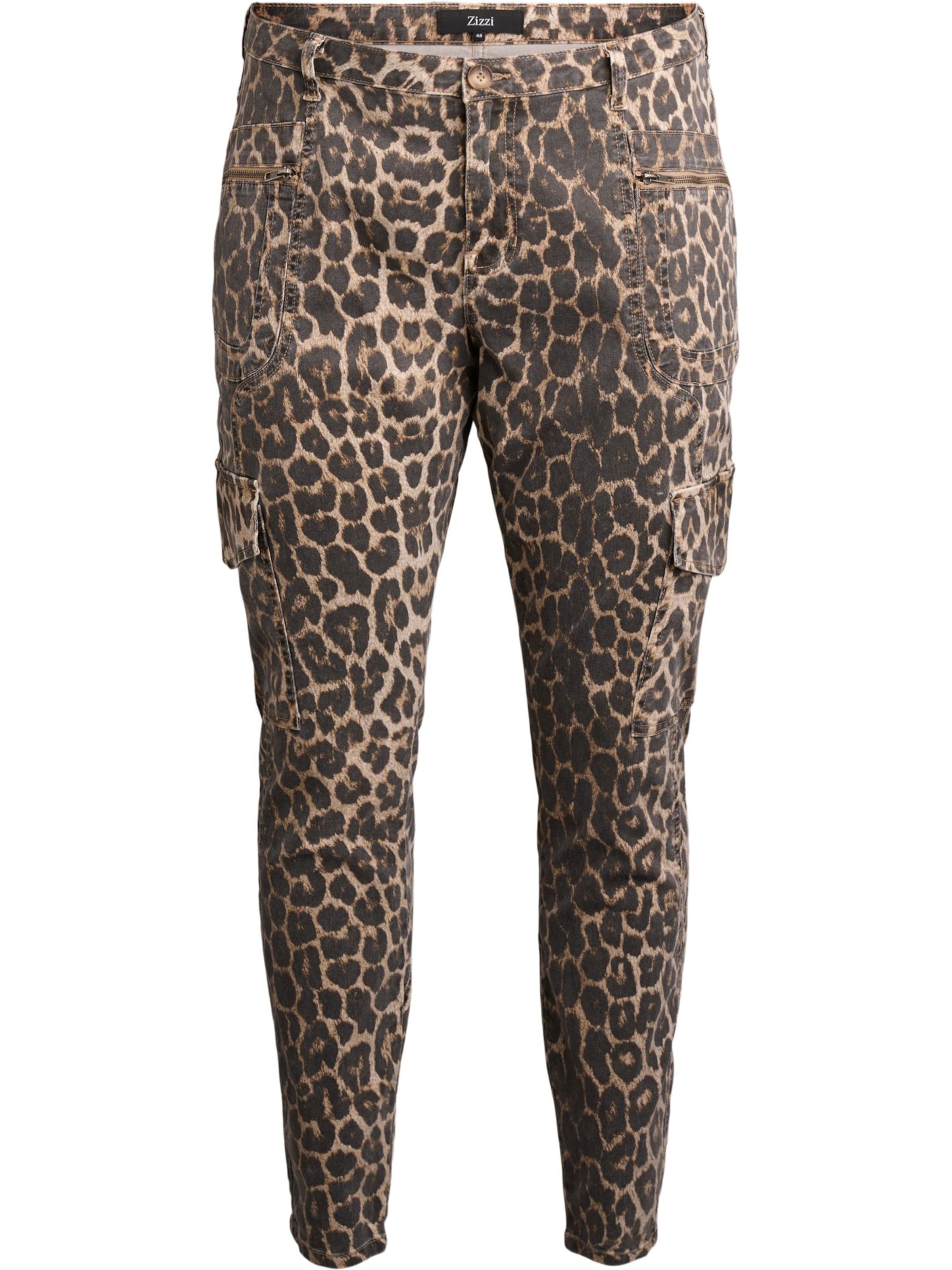 Zizzi Zúžený strih Kapsáče 'Jsea' - Hnedá: predná strana