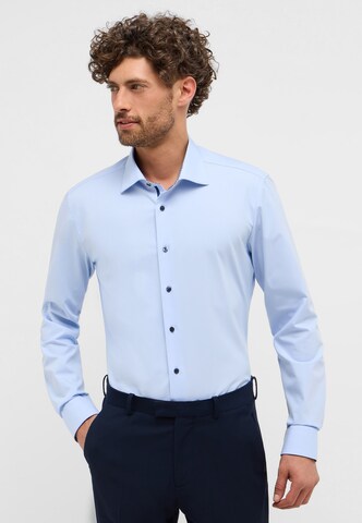 ETERNA Slim fit Business Shirt in Blue: front