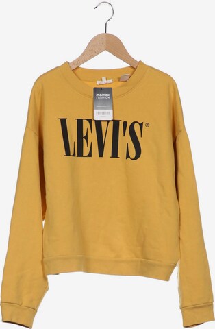 LEVI'S ® Sweatshirt & Zip-Up Hoodie in S in Yellow: front