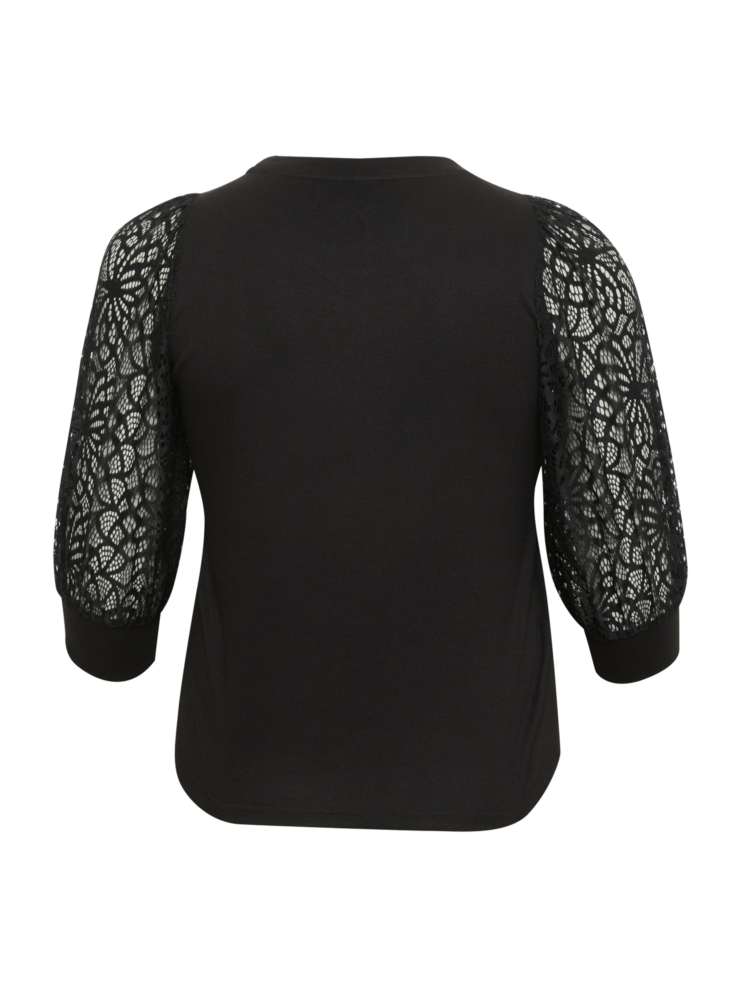 KAFFE CURVE Bluse 'KC Bella' in Schwarz