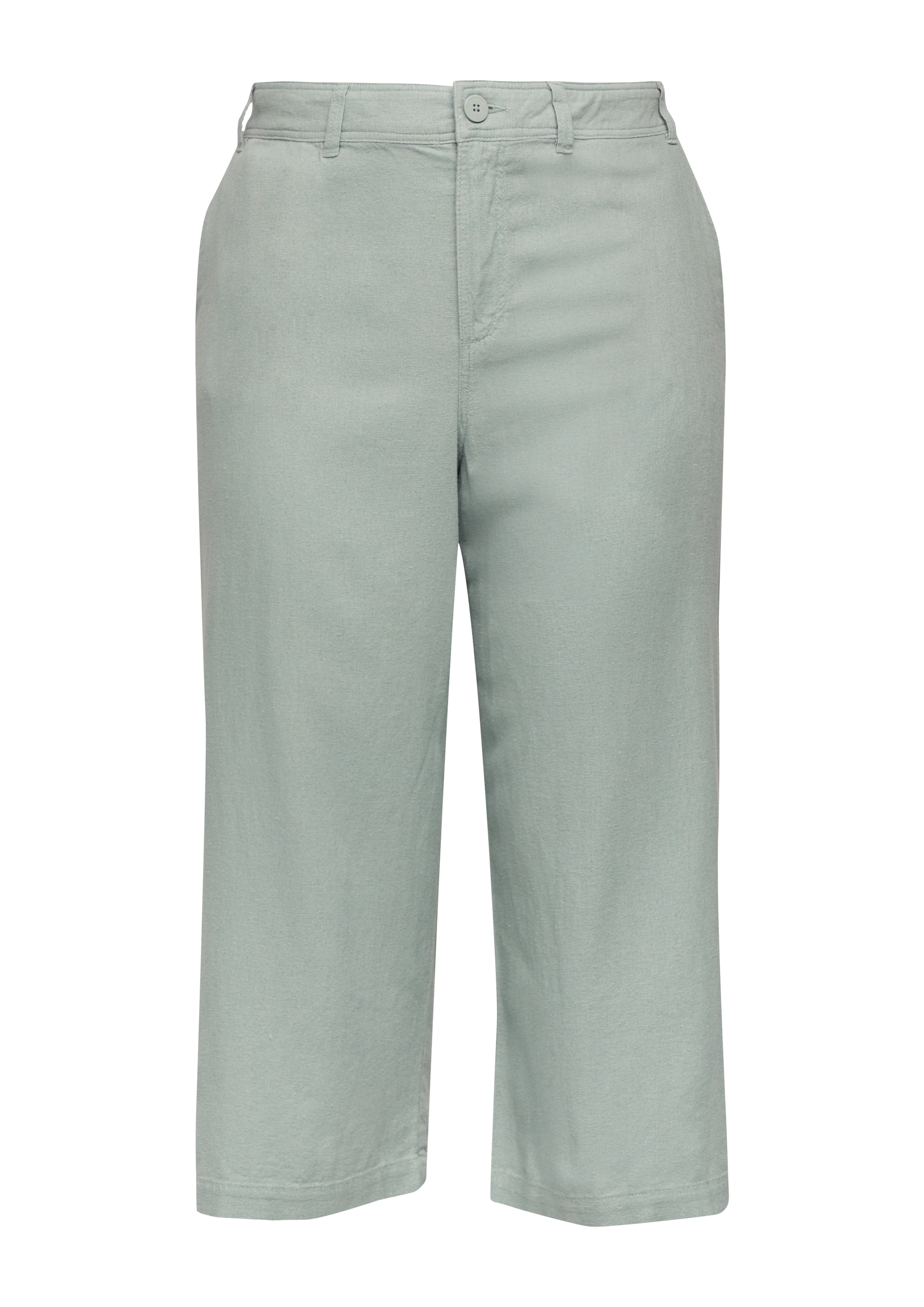 QS Hose in Grün: Vorderseite