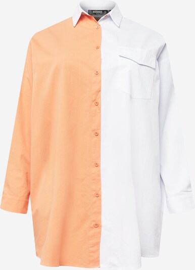 Rochie tip bluză Missguided Plus pe portocaliu / alb, Vizualizare produs