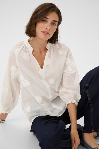 Chemisier 'CUClover' CULTURE en blanc