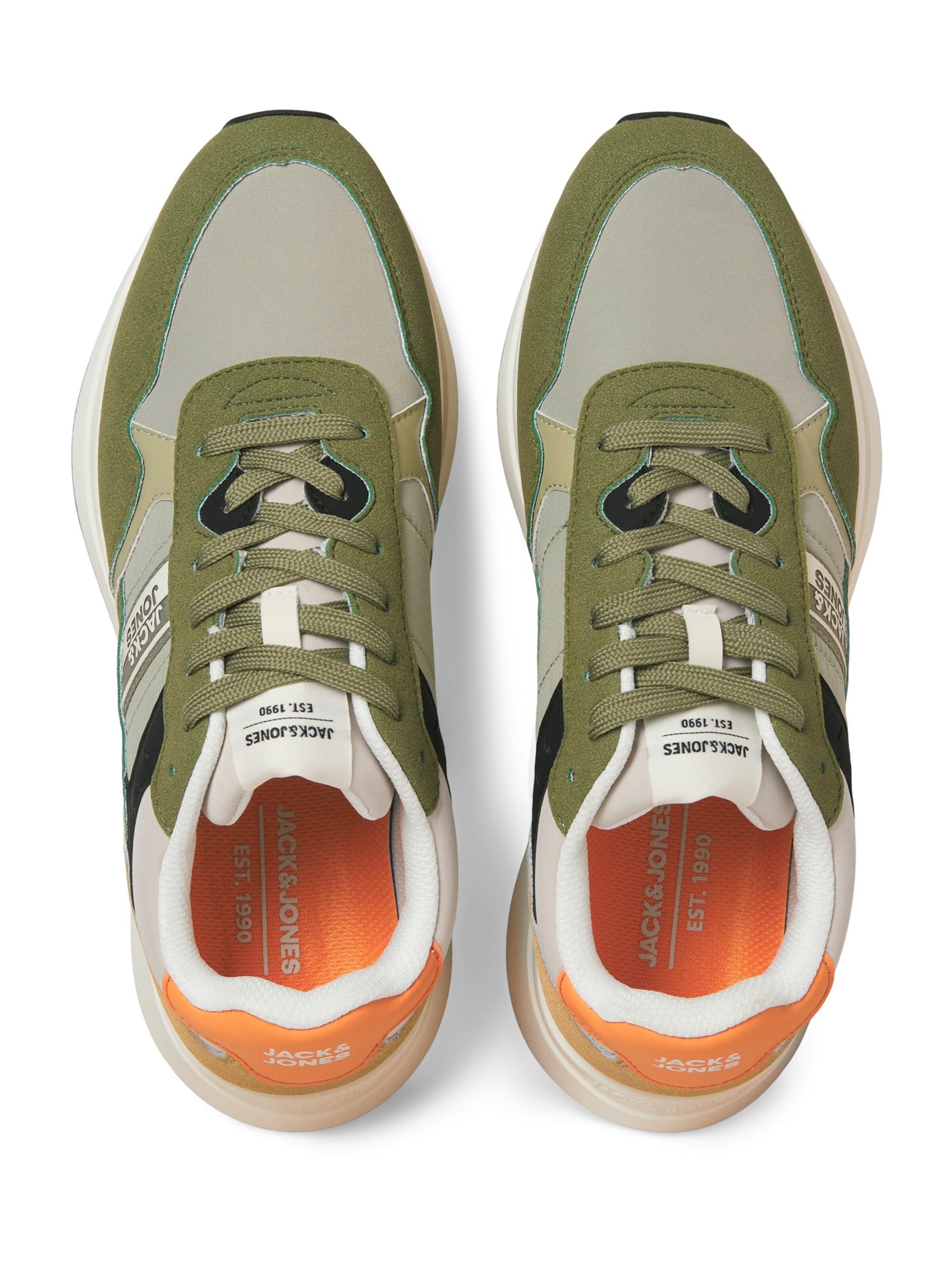 JACK & JONESNiske tenisice 'JFWOSWALD' - zelena boja