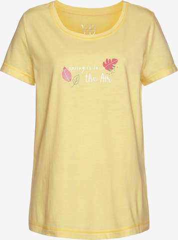 VIVANCE Μπλουζάκι 'Dreams' σε κίτρινο: μπροστά