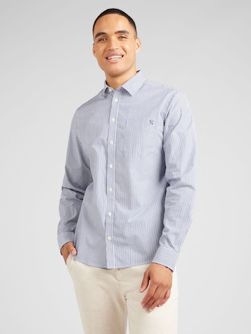 Casual Friday Regular fit Button Up Shirt 'Anton' in Blue: front