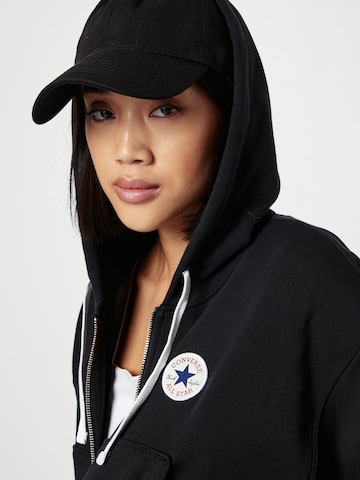 CONVERSE Sweat jacket in Black