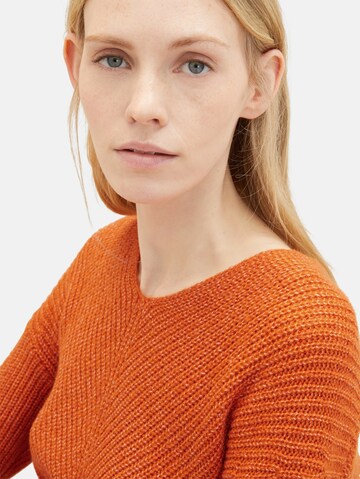 TOM TAILOR Pullover in Orange