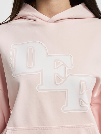 DEF Sweatshirt in rosé / weiß, Produktansicht