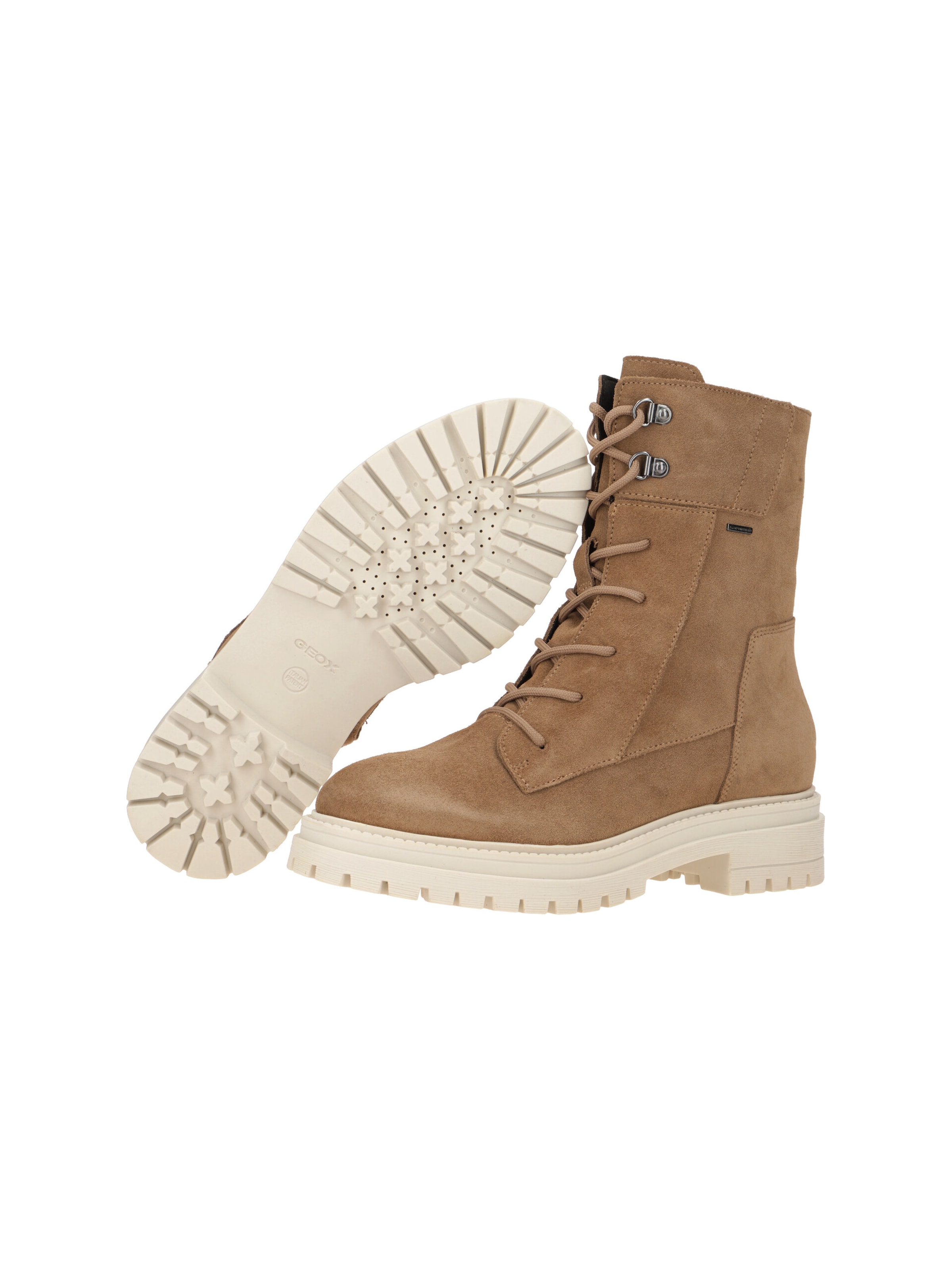 GEOX Boots 'Geox IRIDEA Stiefel hellbraun sand Amphibiox D26D0C' in Braun