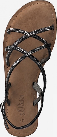 s.Oliver Strap sandal in Grey