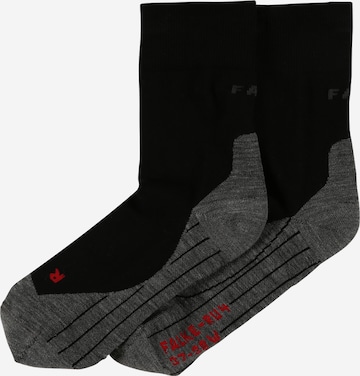 FALKE Athletic Socks in Black: front