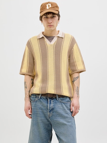 JACK & JONES Trui in Beige: voorkant