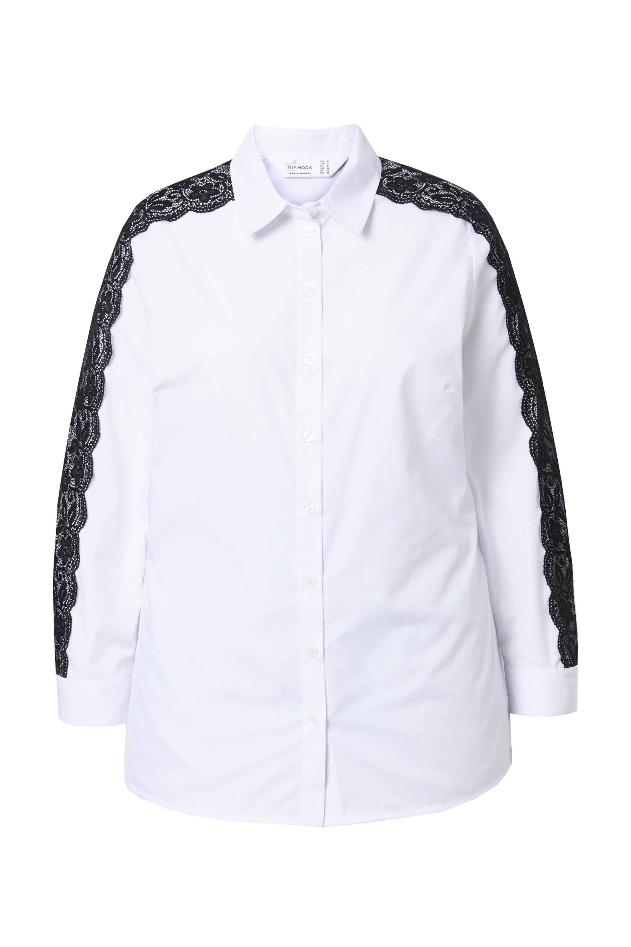 MIAMODA Blouse in Wit: voorkant