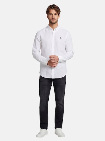 U.S. POLO ASSN. Regular fit Button Up Shirt in White