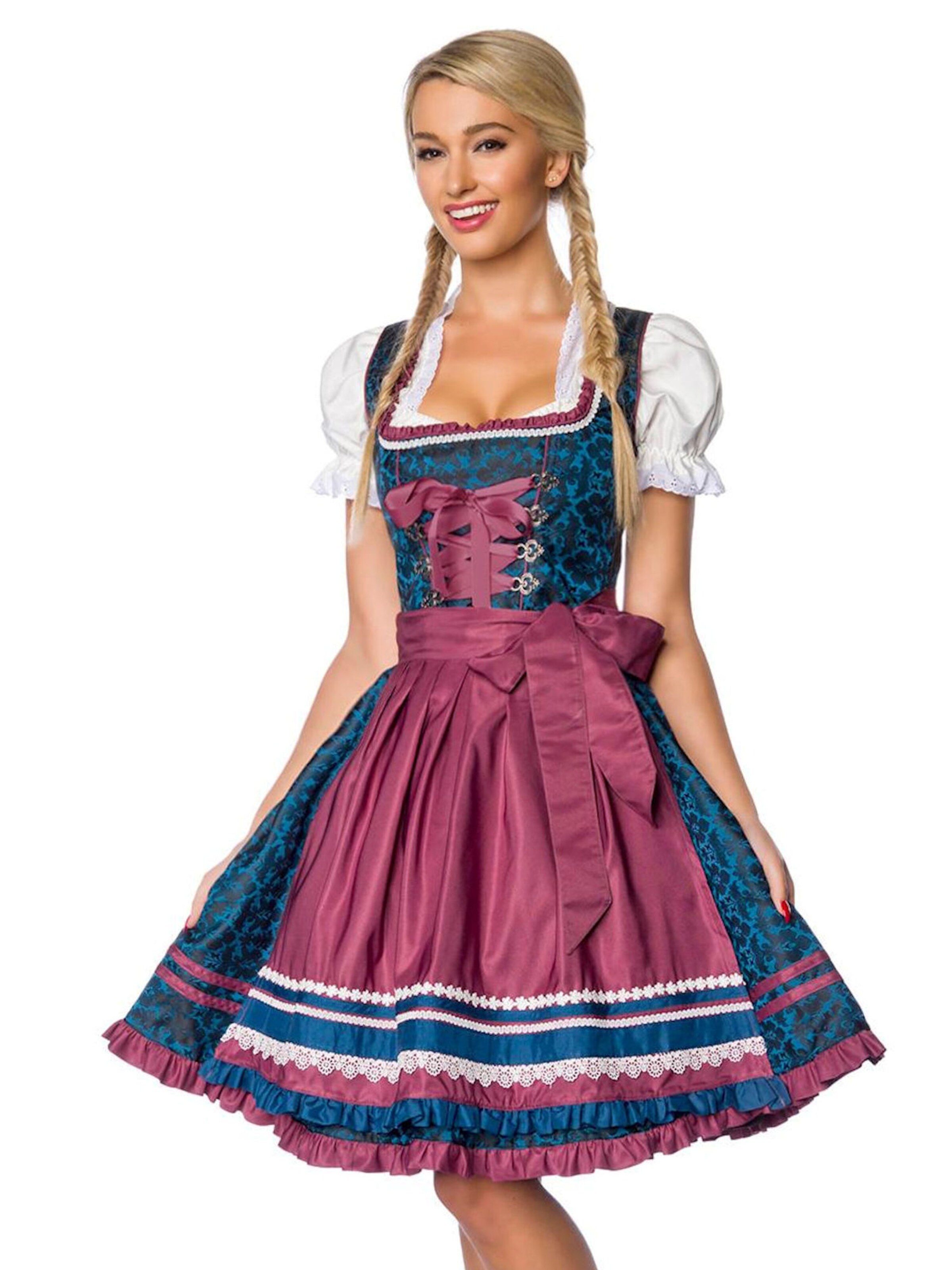 Dirndline Dirndl '2-tlg. Trachten-Set' in Blue