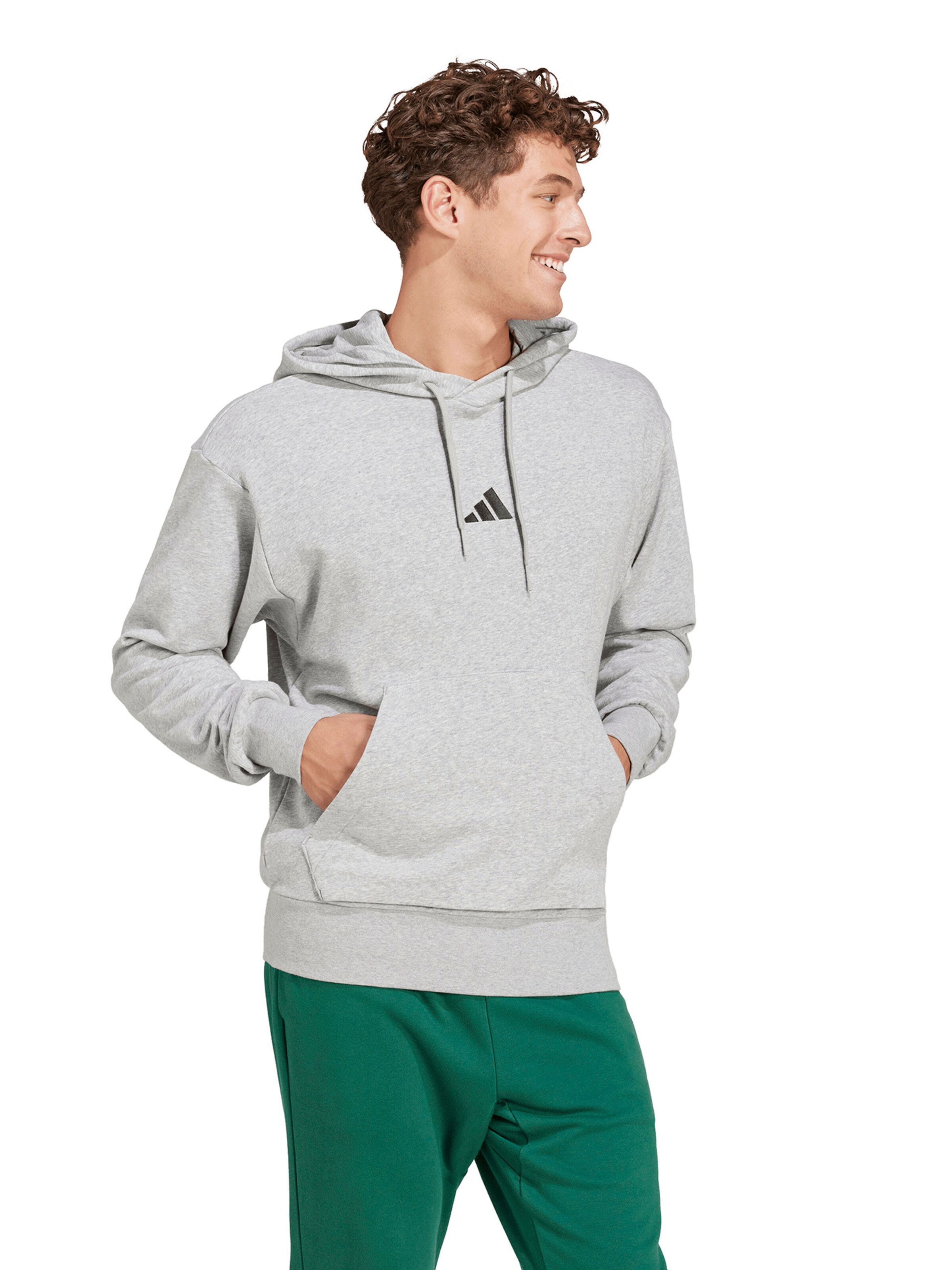 ADIDAS SPORTSWEAR Спортивный свитшот 'Essentials Feelcozy' в Серый