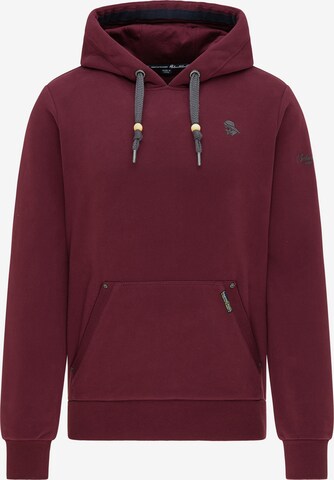 Schmuddelwedda Sweatshirt in Rood: voorkant