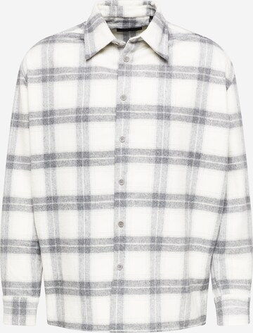 DRYKORN Regular fit Button Up Shirt 'NORENS' in Grey: front