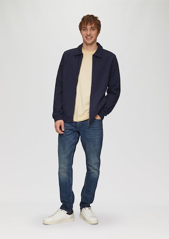 QS Sweatjacke in Blau