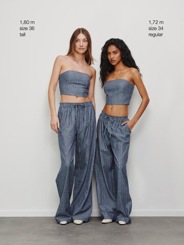 RÆRE by Lorena Rae Wide leg Pants 'Eloy ' in Blue