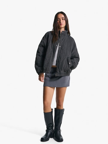 Bershka Between-season jacket in Grey