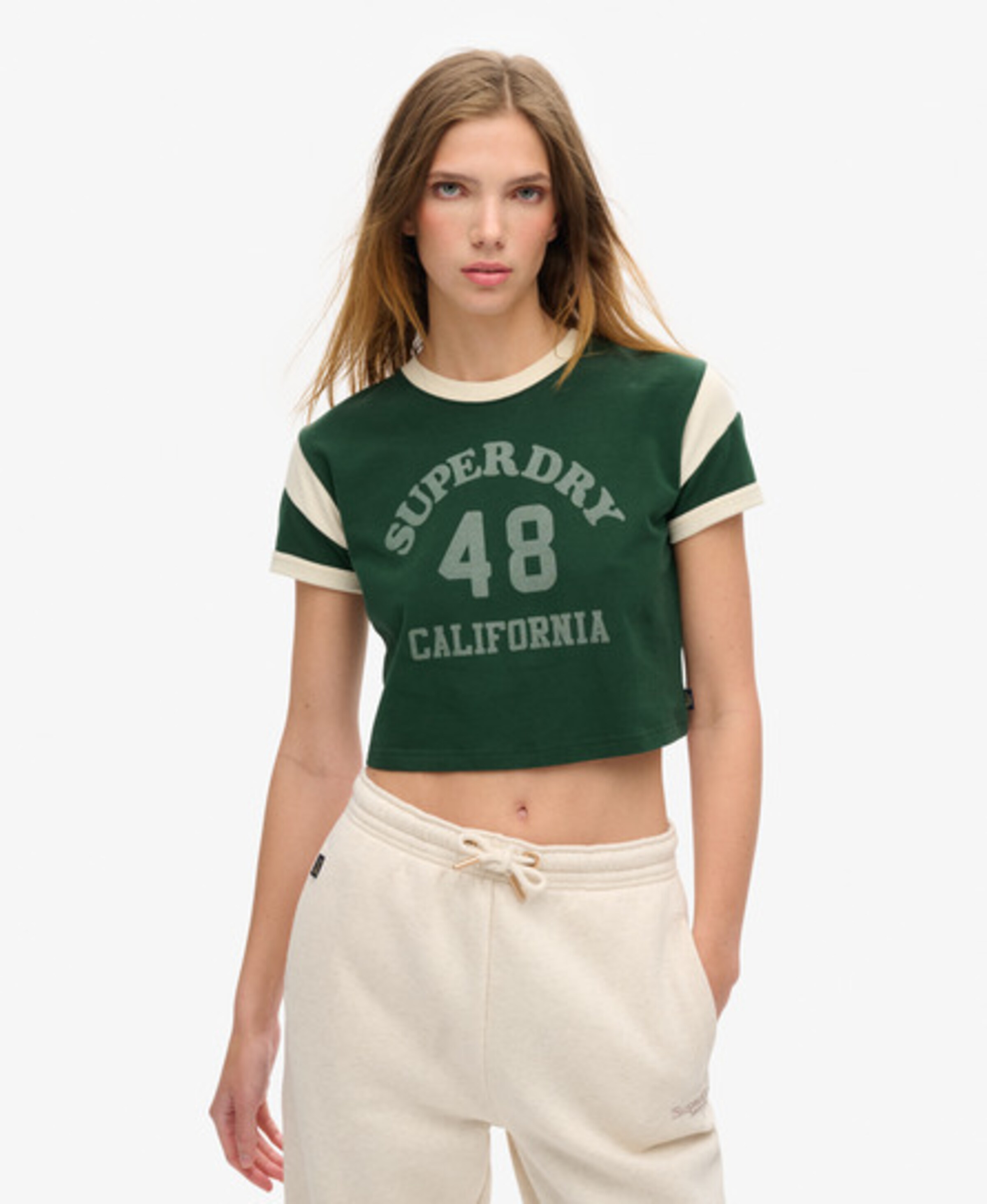 Superdry & Co Shirt in Groen: voorkant