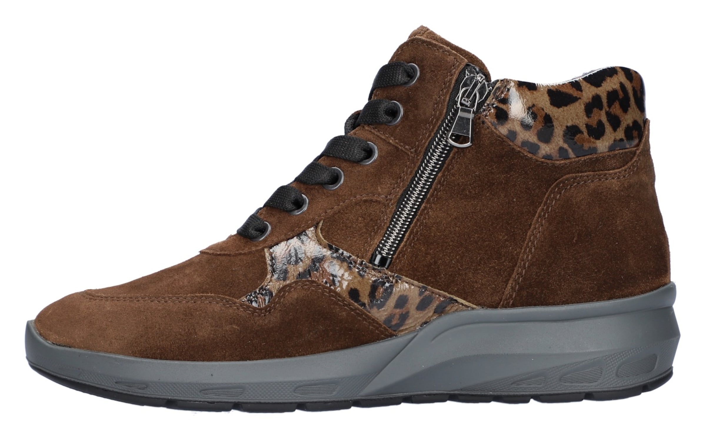 WALDLÄUFER Lace-Up Ankle Boots in Brown