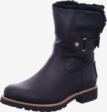 Boots 'Keilstiefelette Damen Felia Igloo Trav B2 Glattleder in schwarz' PANAMA JACK en noir : devant