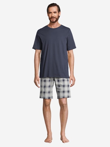 SCHIESSER Pyjama kurz 'Night & Home' in Grau