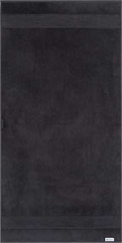 LACOSTE Handtuch 'LLECROCO' in Schwarz: Vorderseite