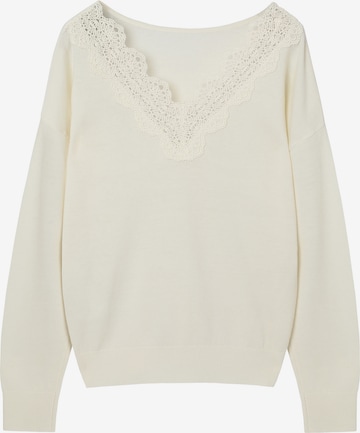 balta TATUUM Megztinis: priekis