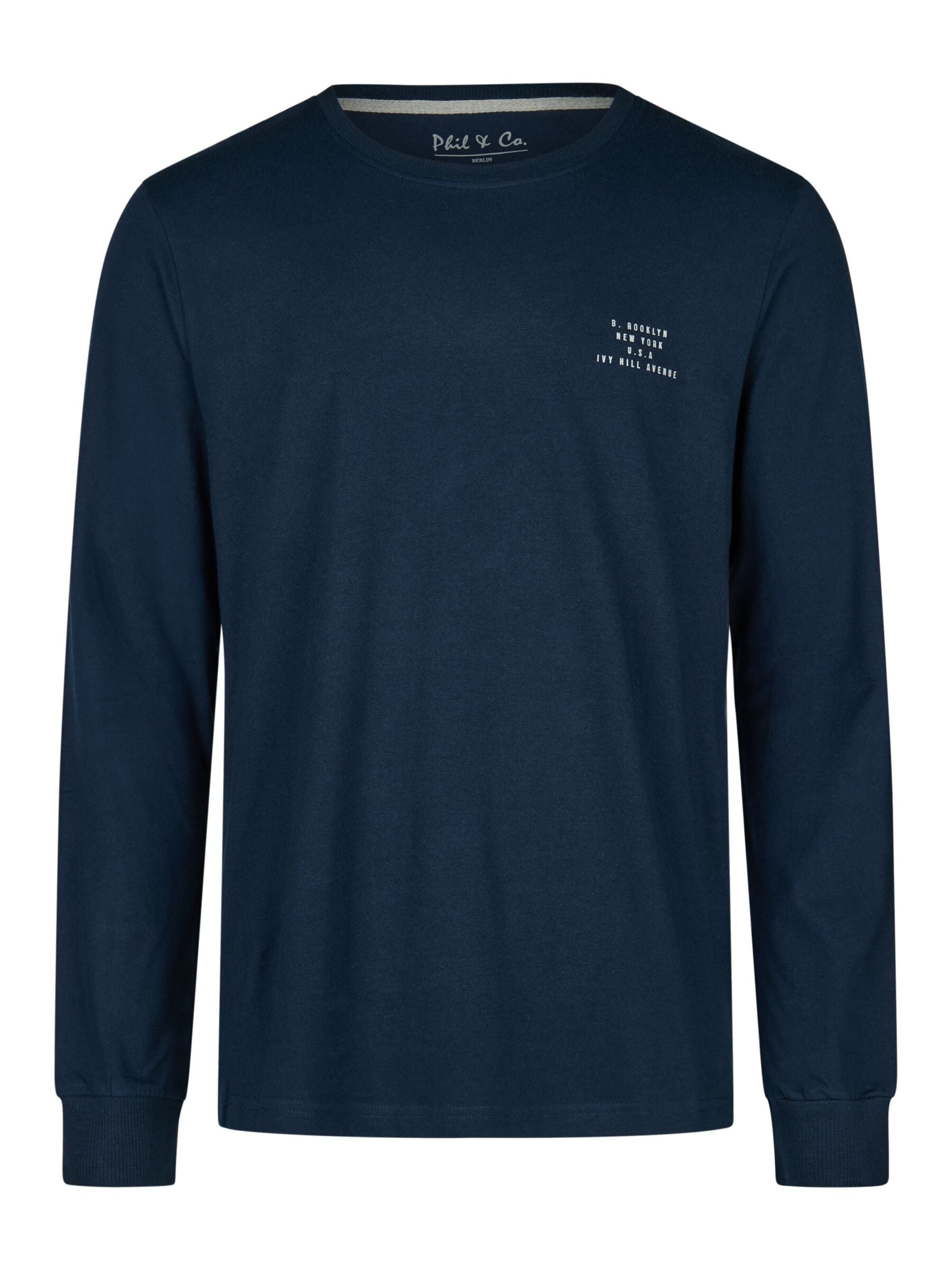 Phil & Co. Berlin Long Pajamas in Blue