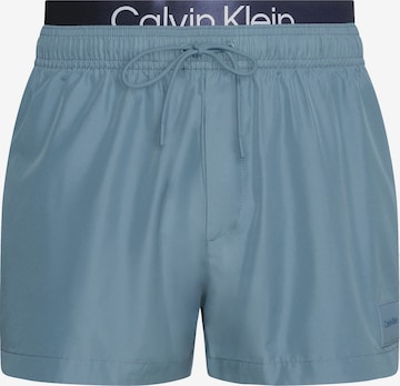 Calvin Klein Swimwear Badeshorts 'Steel' in Blau: predná strana