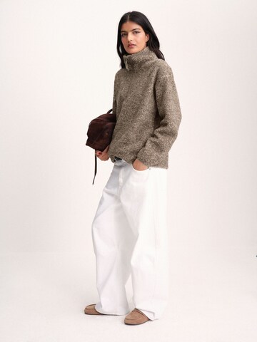 The Set Sweater in Brown