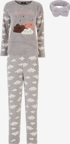 LELA Pajama in Grey: front