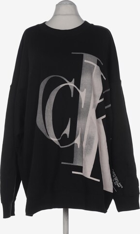 Calvin Klein Jeans Sweatshirt & Zip-Up Hoodie in 5XL in Black: front