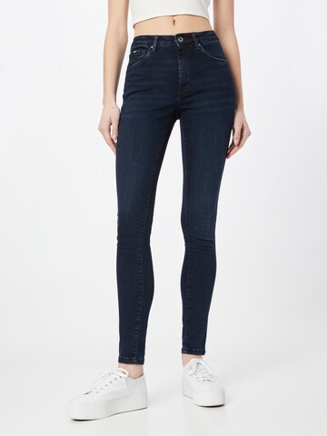 Coupe slim Jean 'Regent' Pepe Jeans en bleu : devant