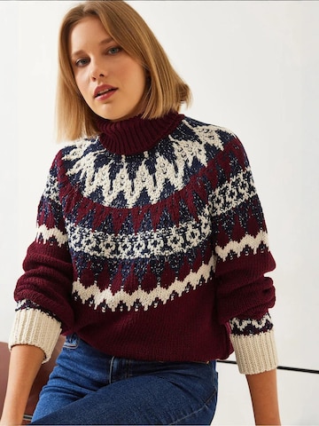 Pullover di Bianco Lucci in rosso