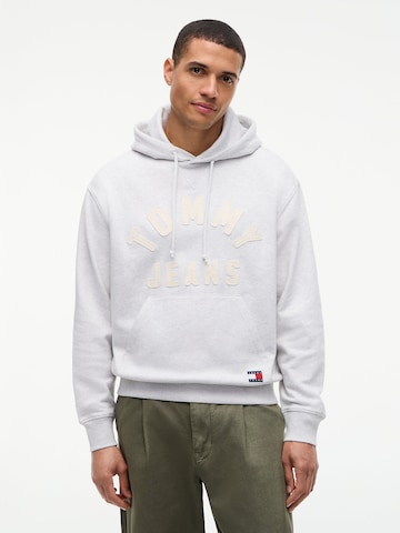 Tommy Jeans Sweat jacket in White: front
