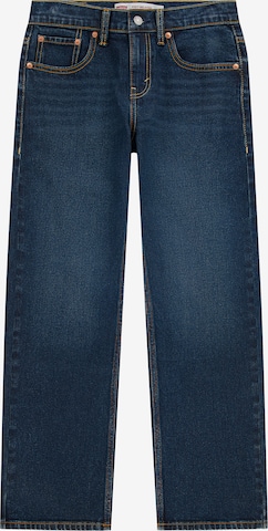 Levi's Kids Loosefit Jeans '555 RELAXED STRAIGHT' i blå: framsida